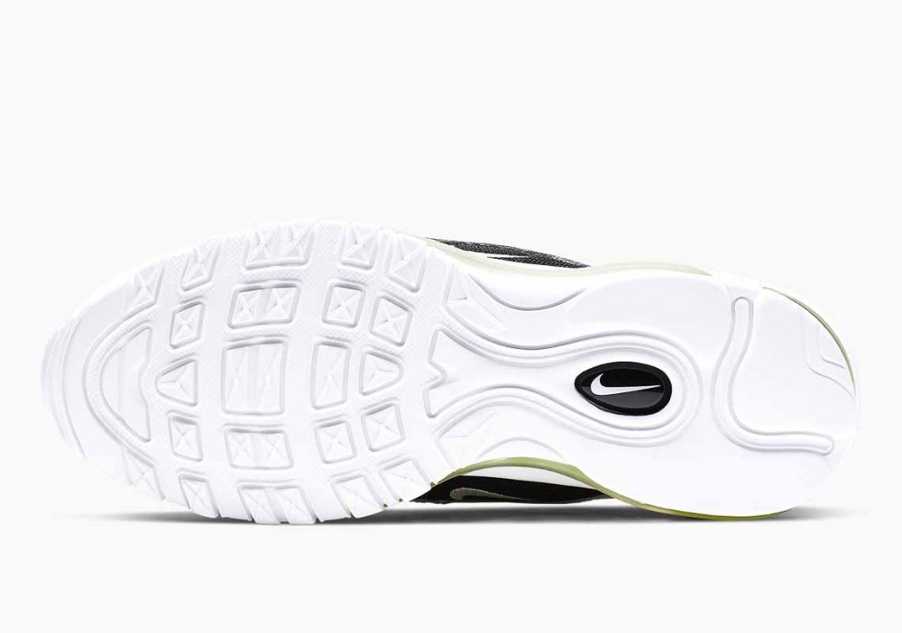 Nike Air Max 97 Cumbre Blanca Volt Negras para Hombre y Mujer