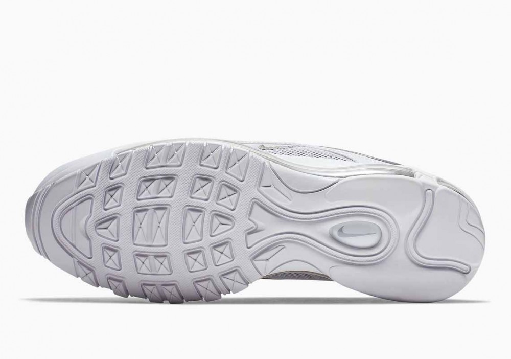 Nike Air Max 97 Blancas Reflejar Plata para Mujer y Hombre