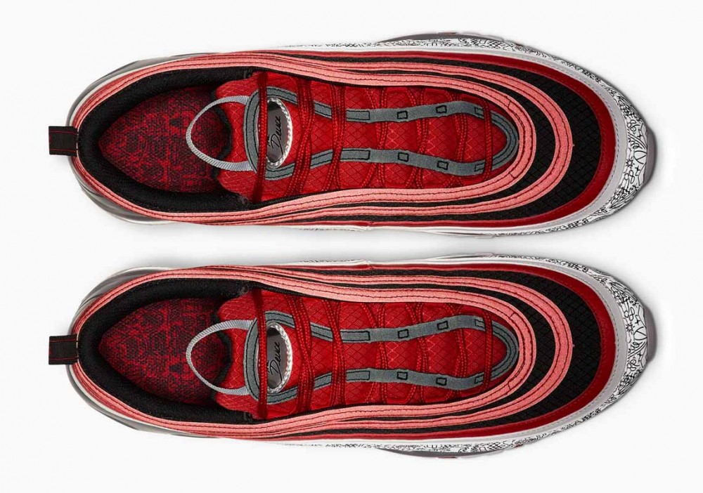 Jayson Tatum x Nike Air Max 97 Blancas Rojas para Hombre