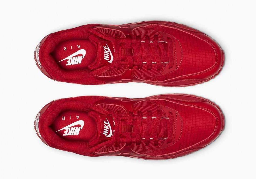 Nike Air Max 90 Essential Triple Rojo Universitario para Hombre y Mujer