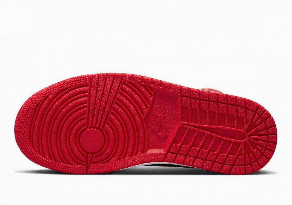 Air Jordan 1 Retro High OG 'Satin Bred' Negras Rojas para Mujer y Hombre