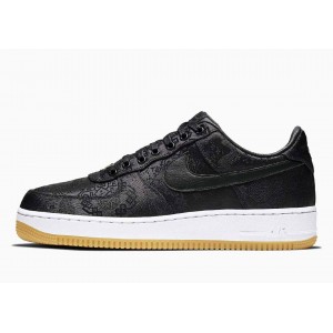Fragment x CLOT x Nike Air Force 1 Low Negras para Mujer y Hombre