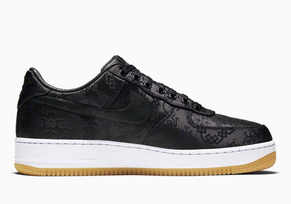Fragment x CLOT x Nike Air Force 1 Low Negras para Mujer y Hombre