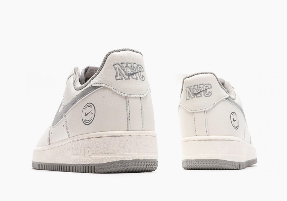 KITH x Nike Air Force 1 Low '07 Blancas Gris para Mujer y Hombre