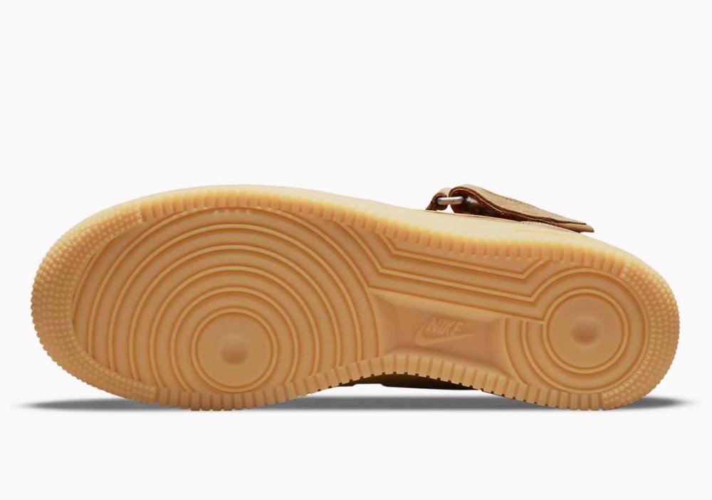 Nike Air Force 1 Mid '07 “Flax” Goma Marrón Claro para Mujer y Hombre