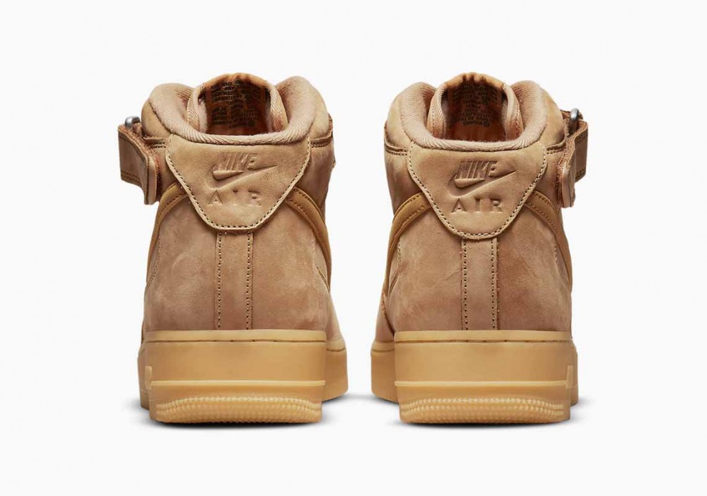 Nike Air Force 1 Mid '07 “Flax” Goma Marrón Claro para Mujer y Hombre