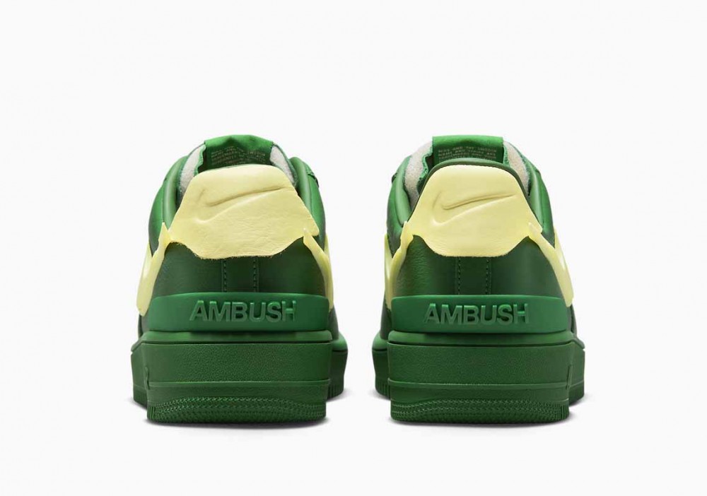 Ambush x Nike Air Force 1 Low Verde Pino Amarillo Pálido para Mujer y Hombre