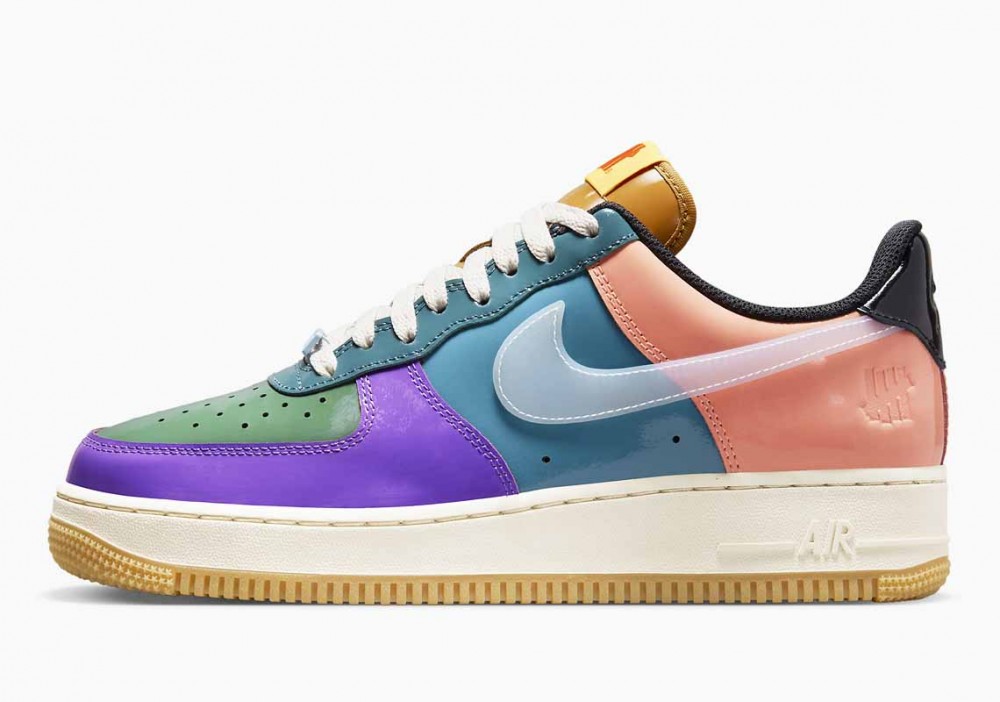 Undefeated x Nike Air Force 1 Low SP Azul Celestino para Mujer y Hombre