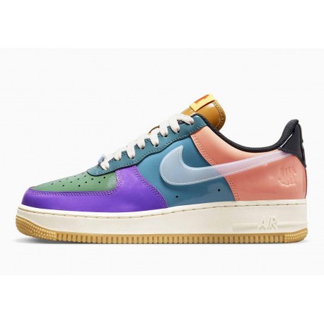 Undefeated x Nike Air Force 1 Low SP Azul Celestino para Mujer y Hombre