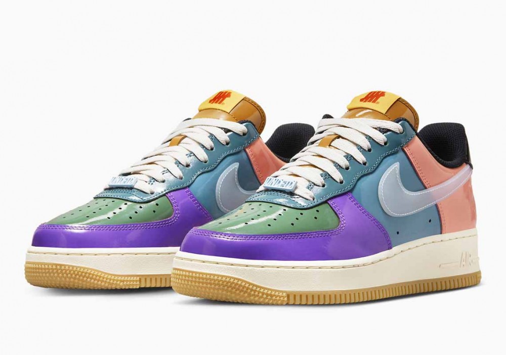 Undefeated x Nike Air Force 1 Low SP Azul Celestino para Mujer y Hombre