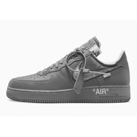 Off-White x Nike Air Force 1 Low Gris Fantasma para Mujer y Hombre