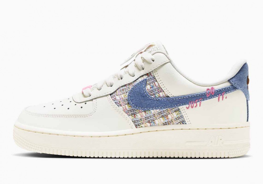 Nike Air Force 1 Low '07 LX “Just Do It” Mezclilla Swoosh y Bouclé para Hombre y Mujer