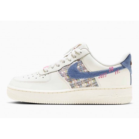 Nike Air Force 1 Low '07 LX “Just Do It” Mezclilla Swoosh y Bouclé para Hombre y Mujer