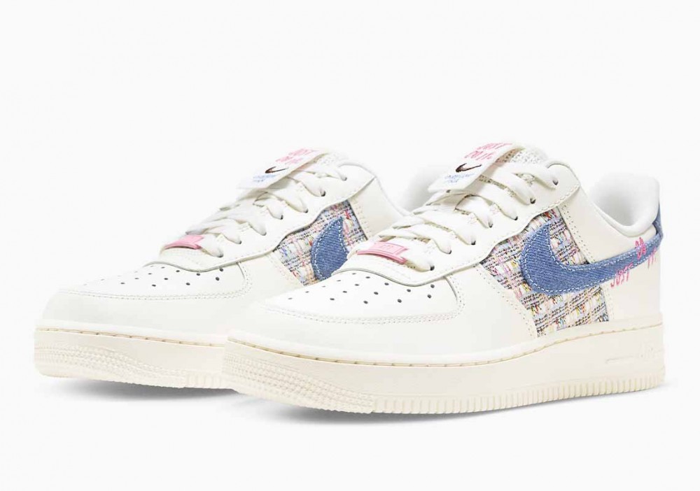 Nike Air Force 1 Low '07 LX “Just Do It” Mezclilla Swoosh y Bouclé para Hombre y Mujer