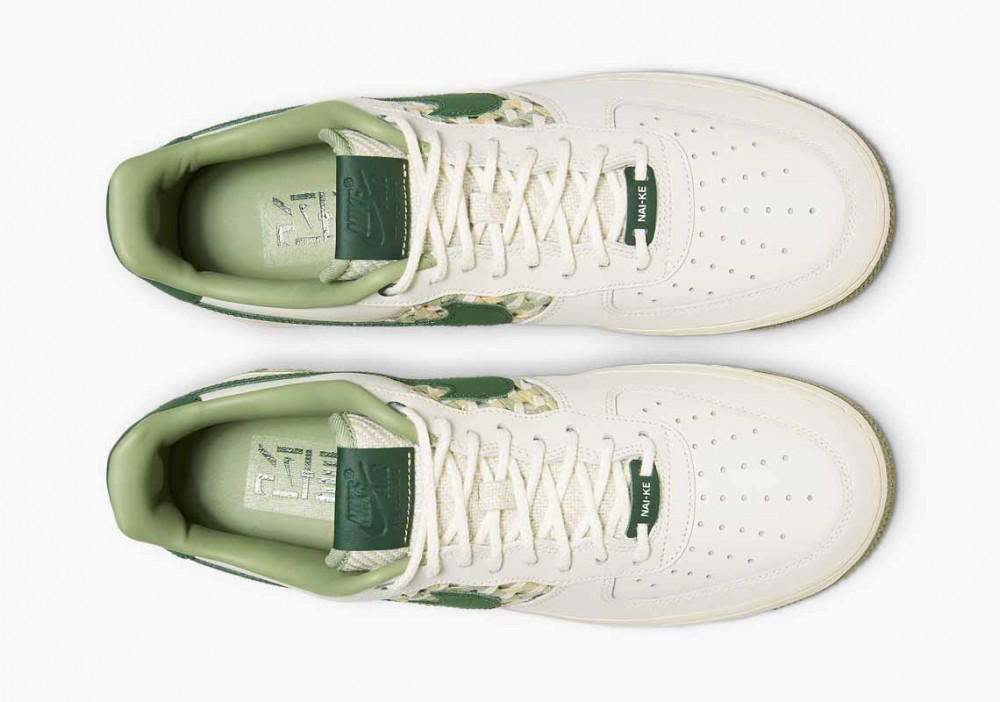 Nike Air Force 1 Low '07 Premium “NAI-KE” Verde Garganta para Hombre y Mujer