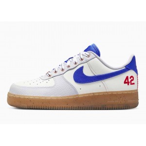 Nike Air Force 1 Low Jackie Robinson Blancas Azules para Mujer y Hombre
