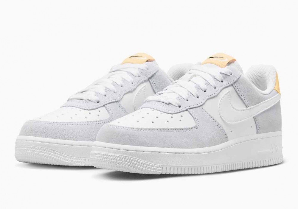 Nike Air Force 1 '07 Platino Puro Tinte Melón para Hombre y Mujer