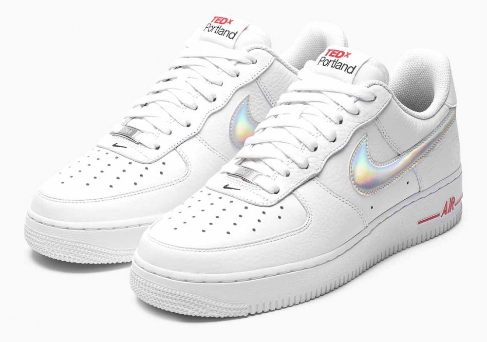 TEDxPortland x Nike Air Force 1 Low '07 Blancas para Mujer y Hombre