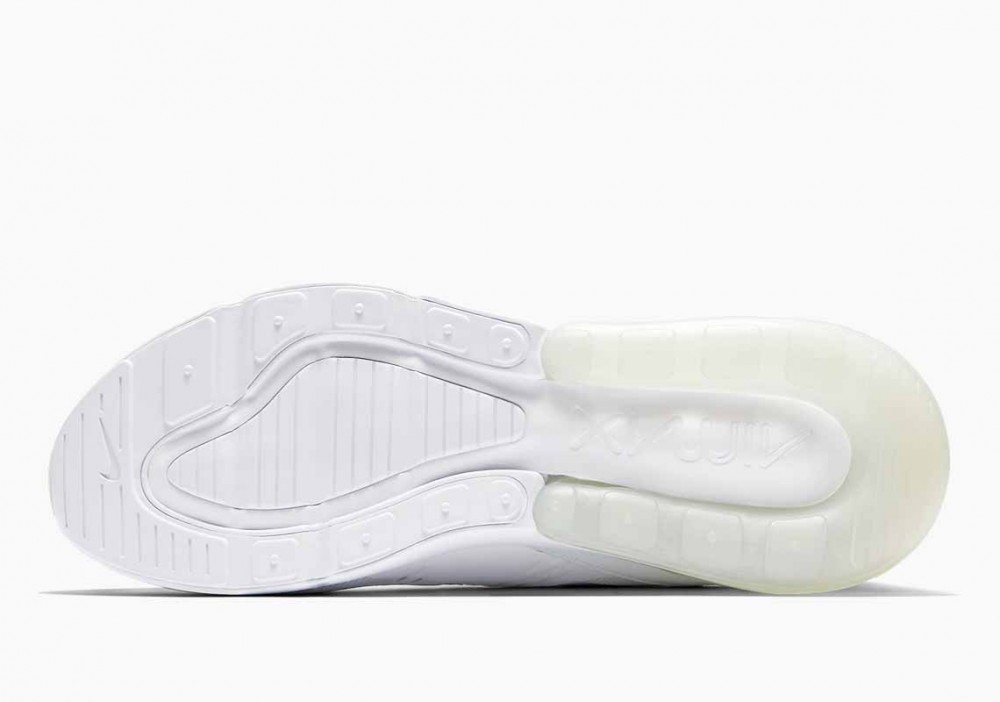 Nike Air Max 270 Triple Blancas para Mujer y Hombre