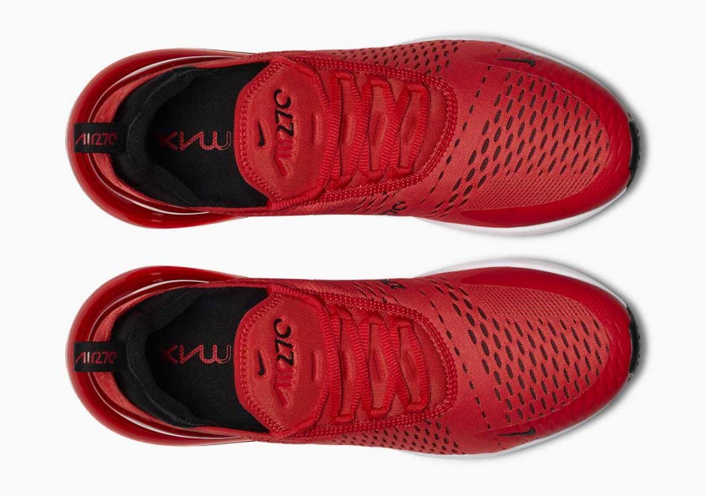 Nike Air Max 270 Rojo Habanero Negras para Hombre y Mujer