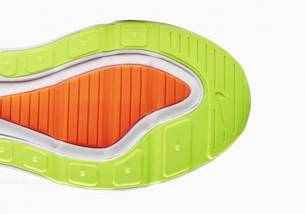 Nike Air Max 270 Degradado Blanca Lima Naranja para Mujer y Hombre