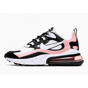 Nike Air Max 270 React Negras Blancas Rosada para Mujer