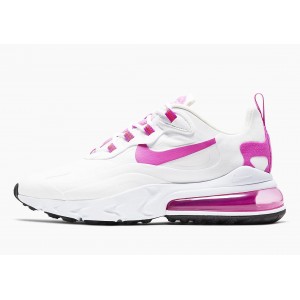 Nike Air Max 270 React Blanca Rosa Fuego para Mujer