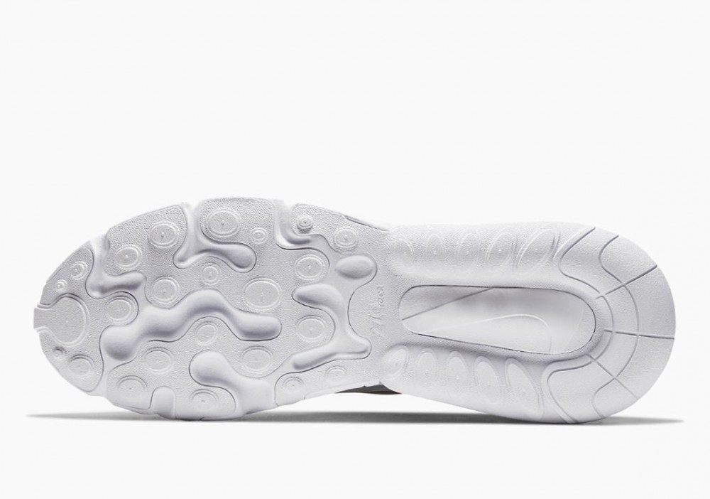 Nike Air Max 270 React Blancas Gris Humo Claro para Hombre y Mujer