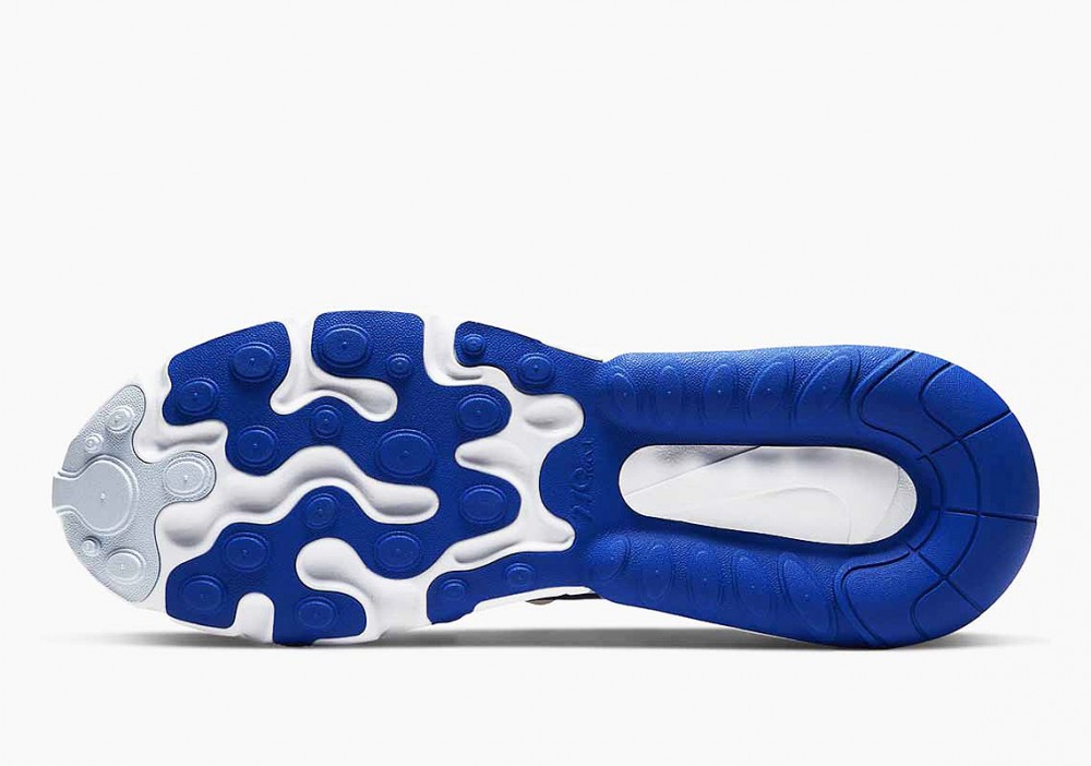 Nike Air Max 270 React Blancas Baya Azul Real para Mujer y Hombre