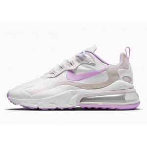 Nike Air Max 270 React Blancas Violeta Claro para Mujer