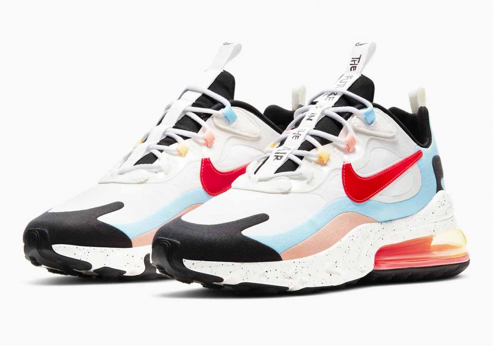 Nike Air Max 270 React “The Future Is In The Air” Infrarroja para Mujer y Hombre