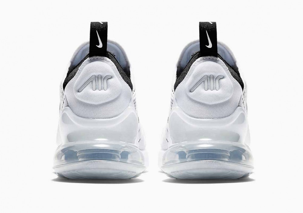 Nike Air Max 270 Blancas Negras Blancas Hombre y Mujer
