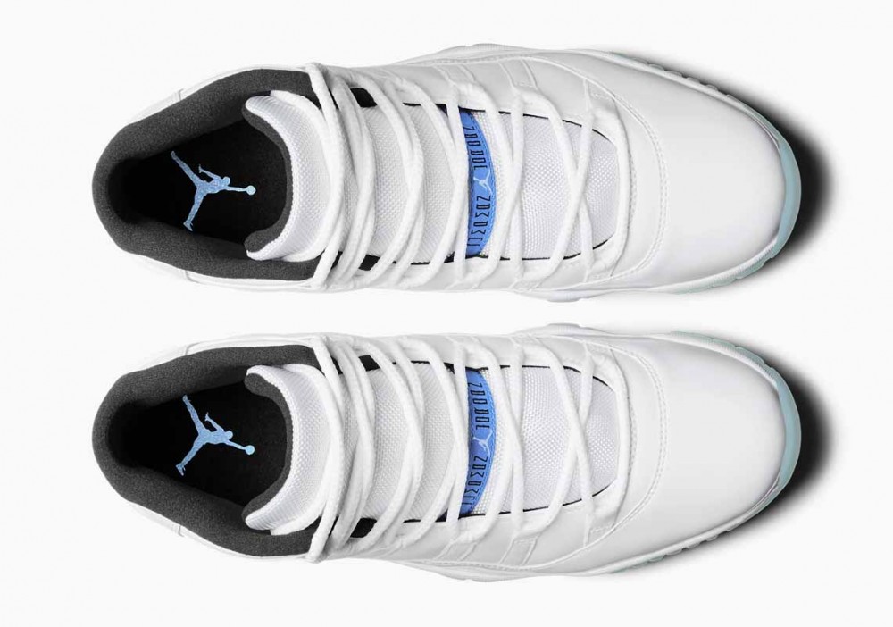Air Jordan 11 Retro Blancas Azul Leyenda para Hombre y Mujer