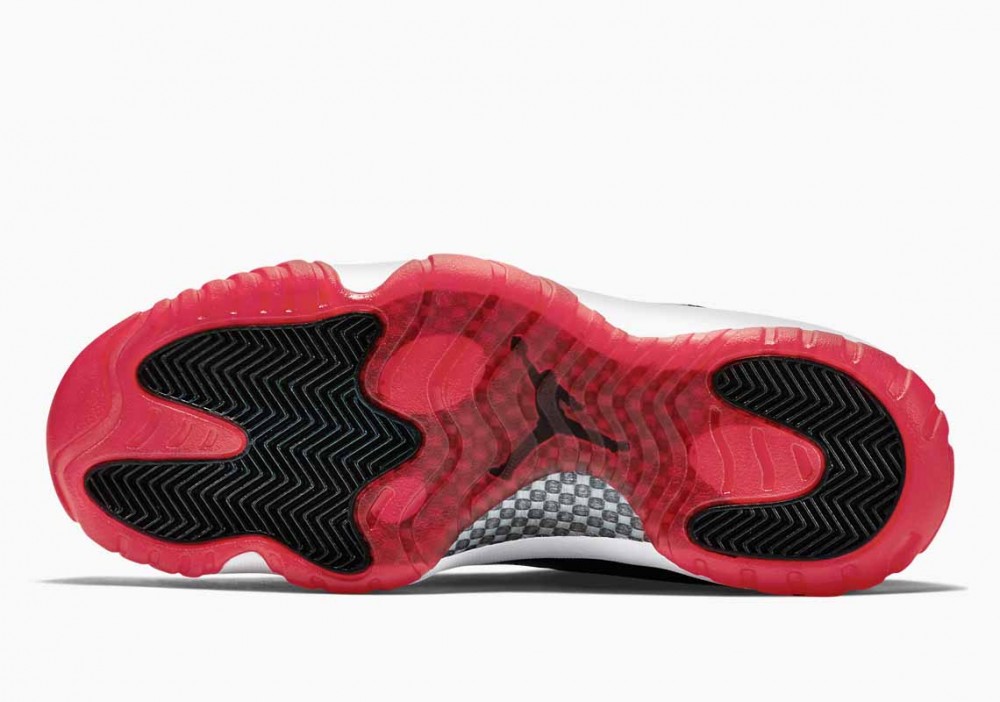 Air Jordan 11 Retro Low Bred Negras Rojo Verdadero para Hombre y Mujer