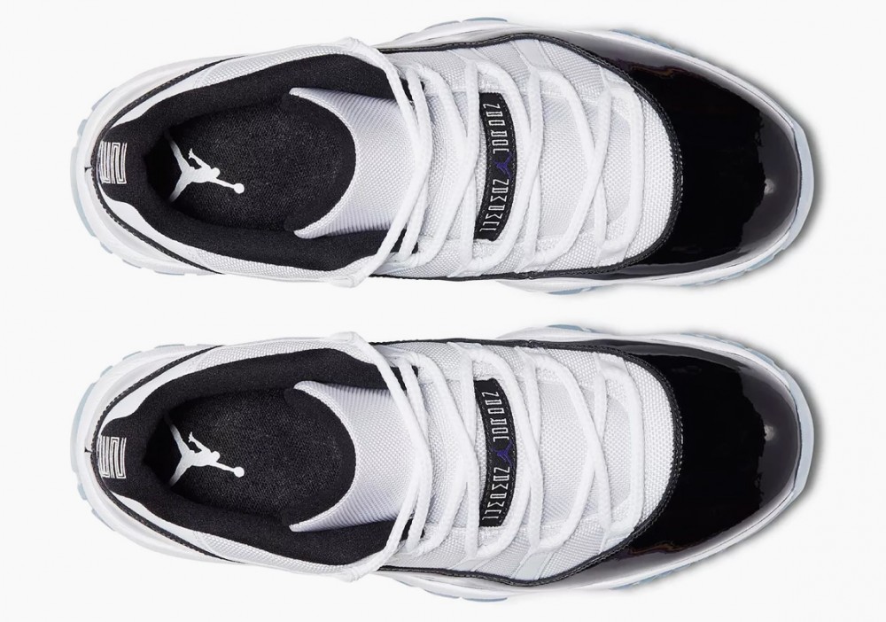 Air Jordan 11 Retro Low Concord Blancas Negras para Hombre y Mujer