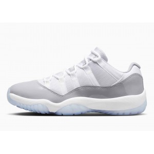 Air Jordan 11 Retro Low Gris Cemento Blancas para Hombre y Mujer