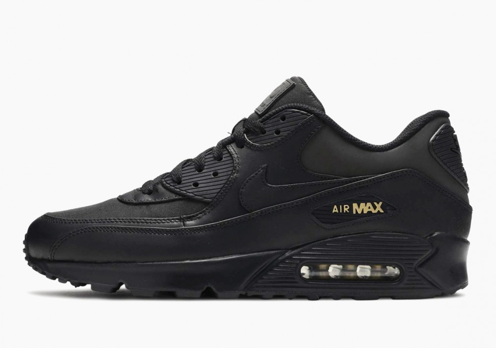 Nike Air Max 90 Premium Negras Doradas para Hombre