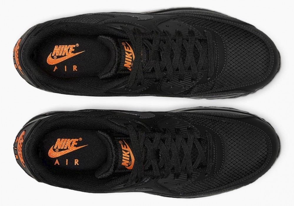 Nike Air Max 90 Halloween Negras Naranja para Hombre y Mujer