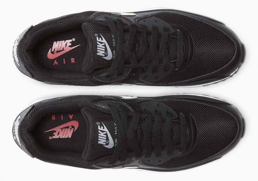 Nike Air Max 90 Premium Negras Gris Roja para Hombre y Mujer