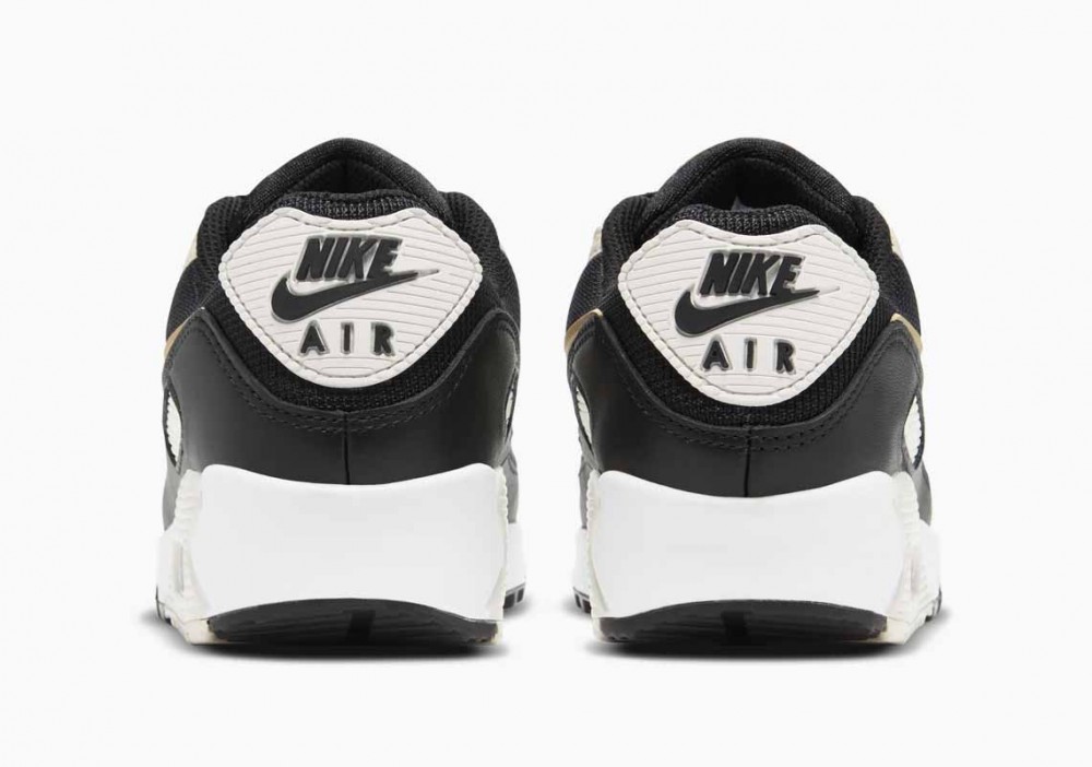 Nike Air Max 90 Negras Metálica Dorada Blancas para Mujer