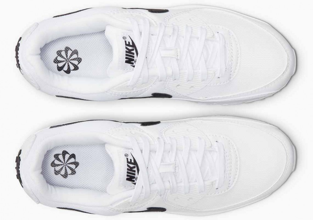 Nike Air Max 90 Next Naturaleza Blancas Negras para Hombre y Mujer