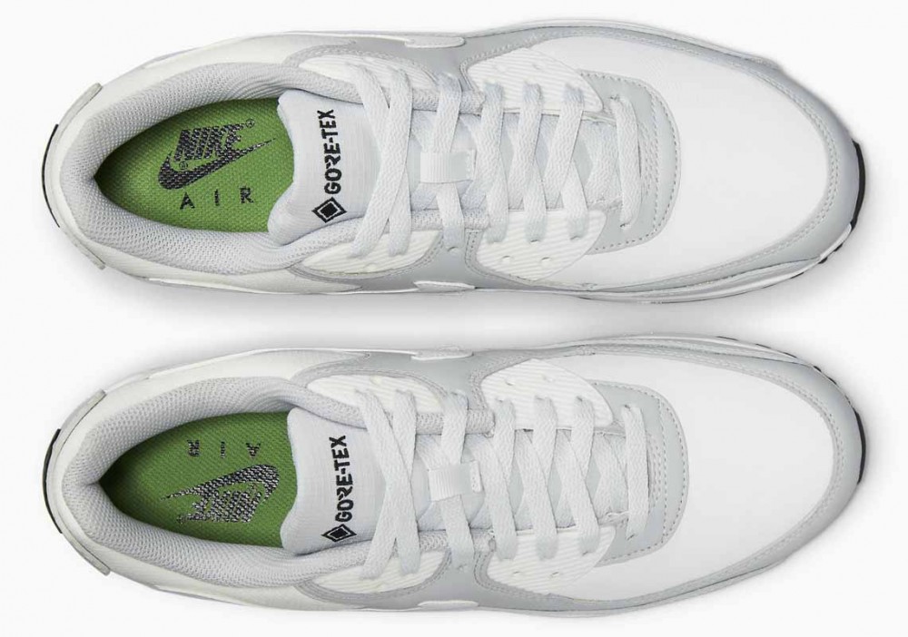 Nike Air Max 90 Gore-Tex Blancas Niebla Gris para Hombre y Mujer