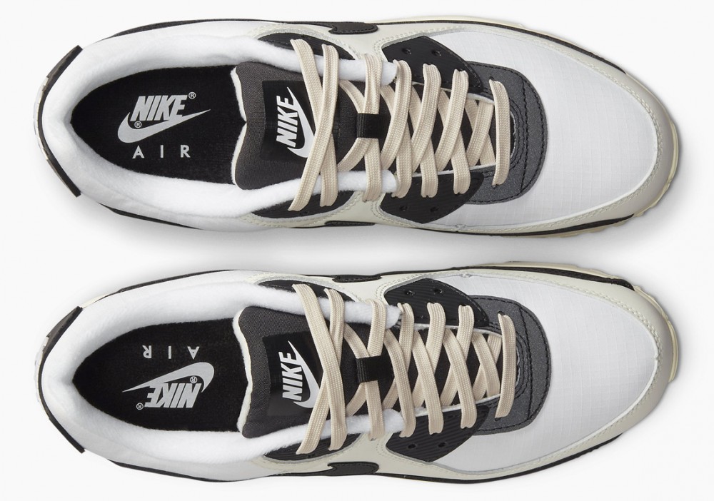 Nike Air Max 90 Blancas Negras Fantasma para Hombre y Mujer