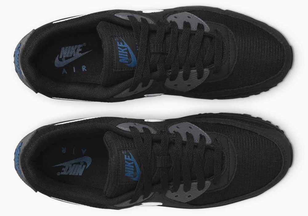 Nike Air Max 90 Negras Azul Marino Gris Hierro Blancas para Hombre y Mujer