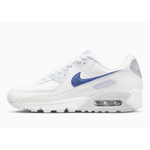 Nike Air Max 90 Blancas Azul Metalizada para Hombre y Mujer