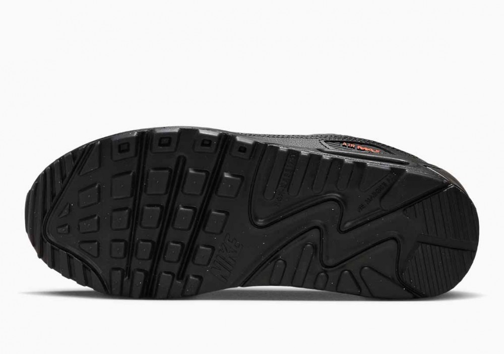 Nike Air Max 90 Triple Swooshes Negras y Rojas para Hombre