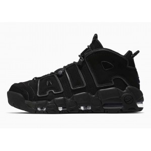 Nike Air More Uptempo Negras Reflectante para Hombre y Mujer