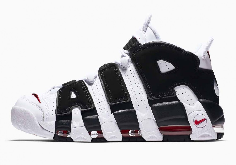 Nike Air More Uptempo Scottie Pippen Blancas Negras para Hombre y Mujer