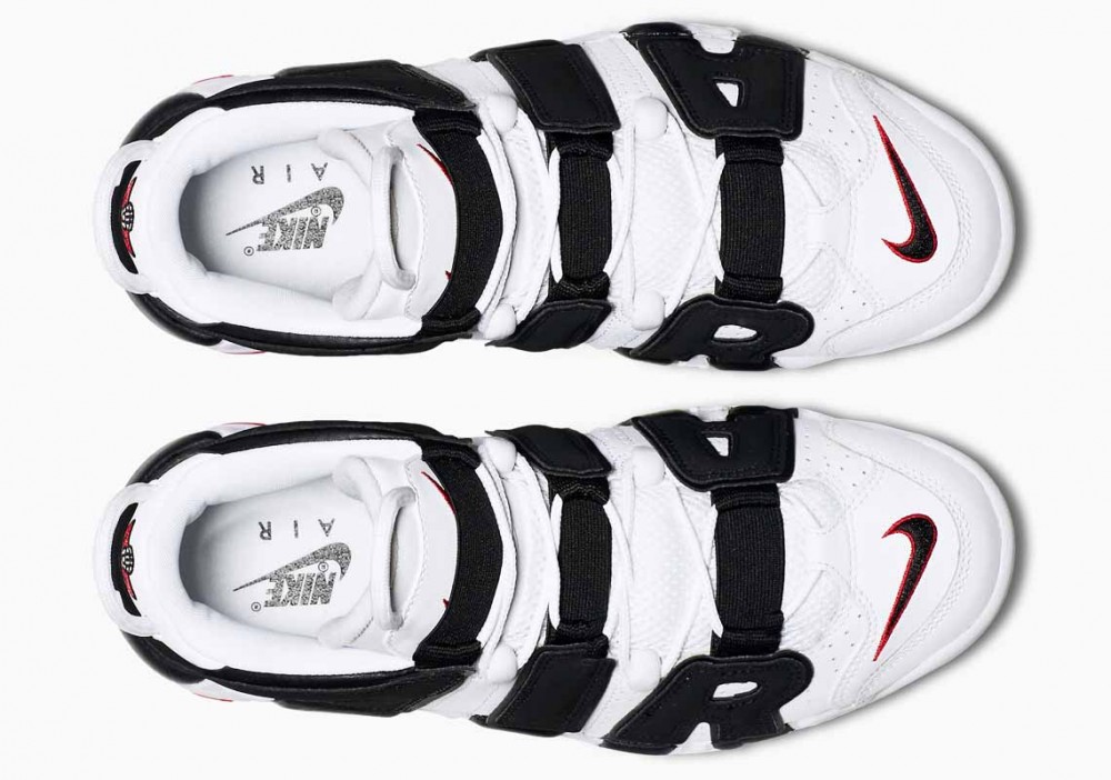Nike Air More Uptempo Scottie Pippen Blancas Negras para Hombre y Mujer