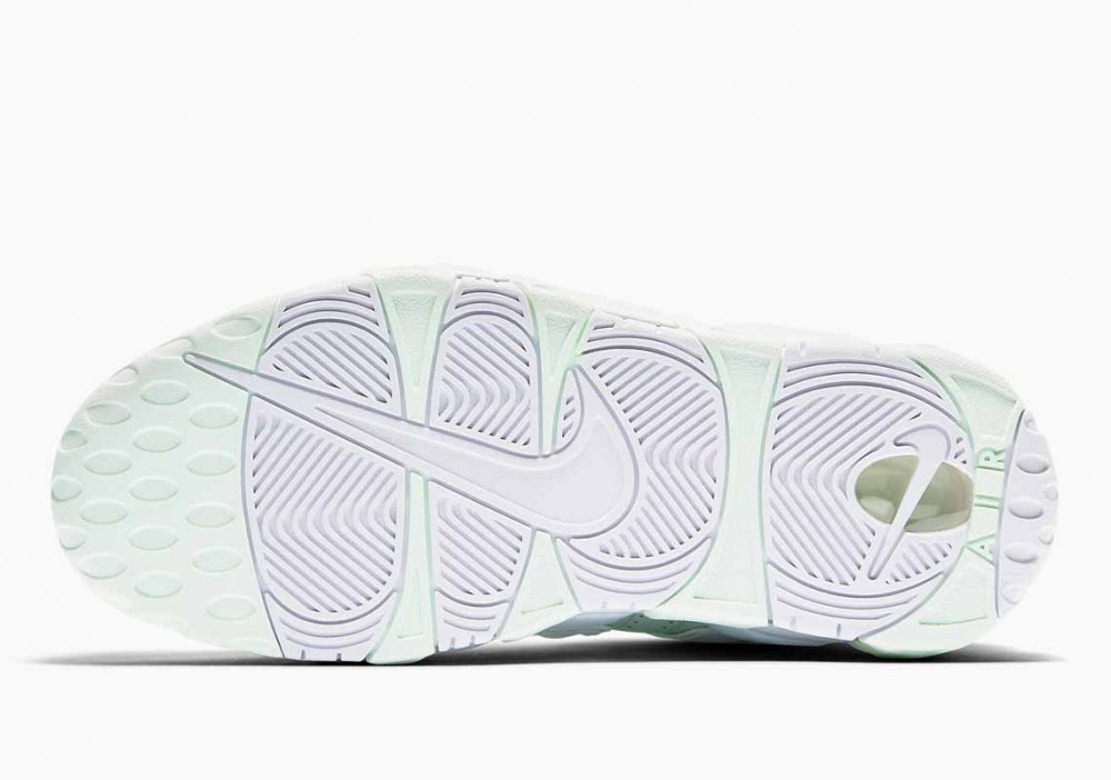 Nike Air More Uptempo Verde Cebada Blancas para Hombre y Mujer